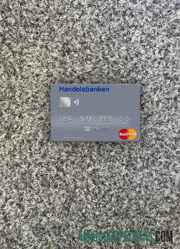 Noruega Handelsbanken Mastercard Photolook Frente amostra